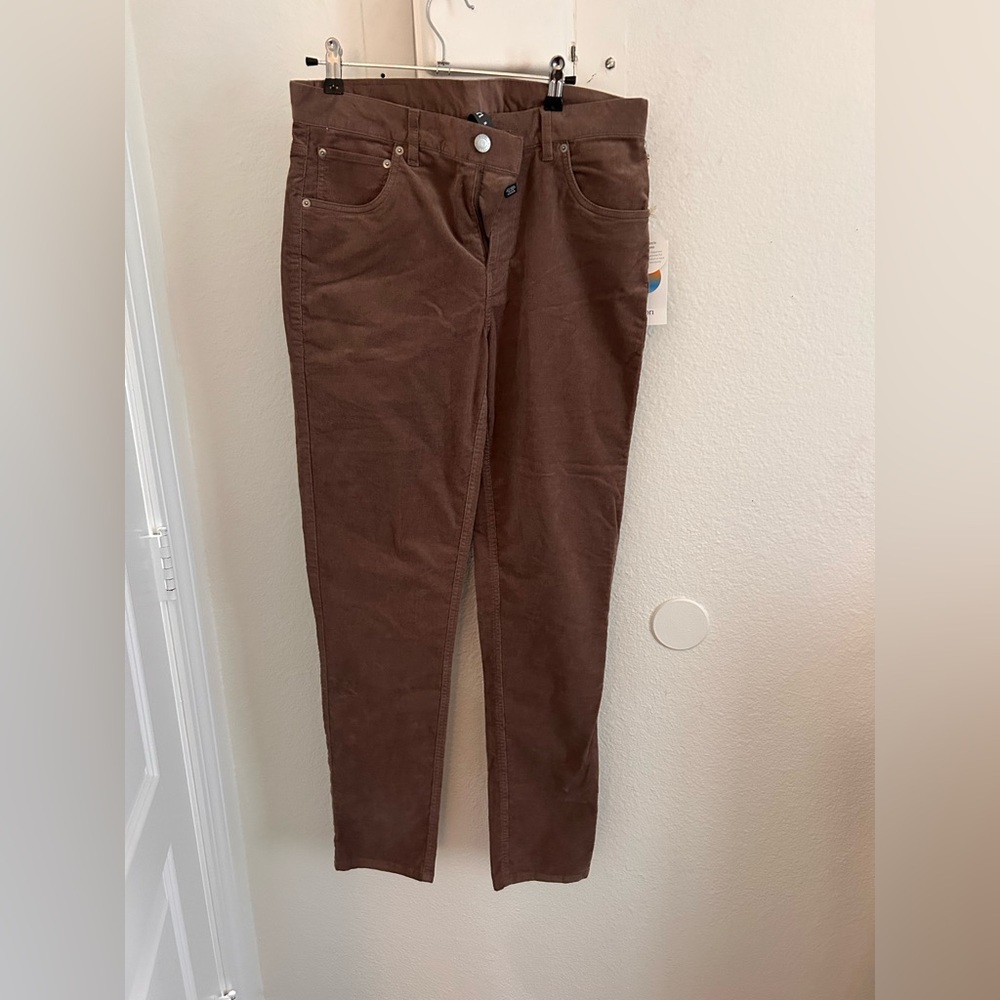 Vuori Taupe Corduroy Trousers